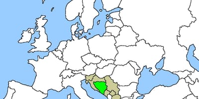 რუკა ბოსნია ადგილმდებარეობა 