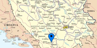 რუკა mostar ბოსნია ჰერცოგოვინა
